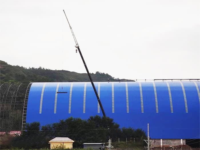 球形网架的施工工艺流程